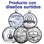 Tortillero 9 Plg Diseño Chef Color Navy