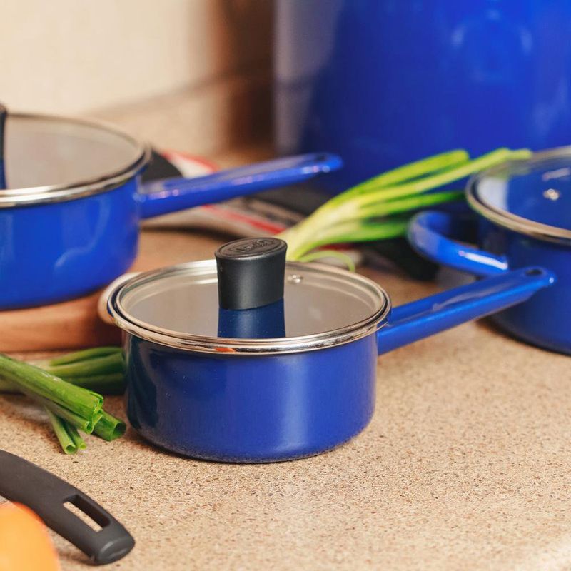 Cacerola De Peltre Recta De 1.6L 16 cm Azul - Cinsa