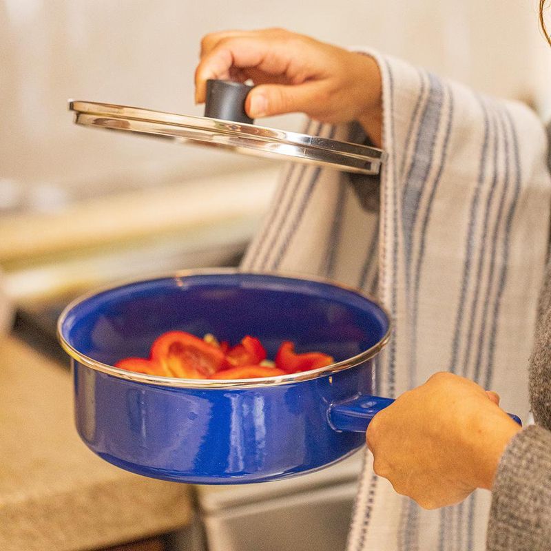 Cacerola De Peltre Recta De 1.6L 16 cm Azul - Cinsa