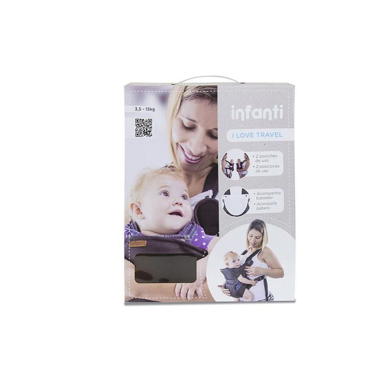 Cargador Para Bebé Love Gris - Infanti