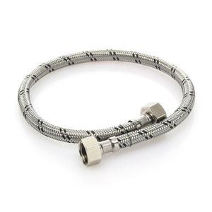 Mangueralavaplatos 1/2X1/2 55 Cm Acero Foset - Truper