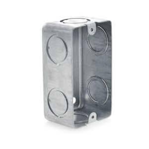 Caja Eléctrica Empotrable Rectangular de Metal