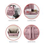 Pañalera Mochila Rosada 3 Pzas - Skip Hop
