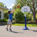Canasta de Básquetbol Ajustable con Pelota para Niños de 1.2 a 1.8 Metros