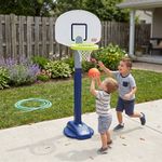 Canasta de Básquetbol Ajustable con Pelota para Niños de 1.2 a 1.8 Metros