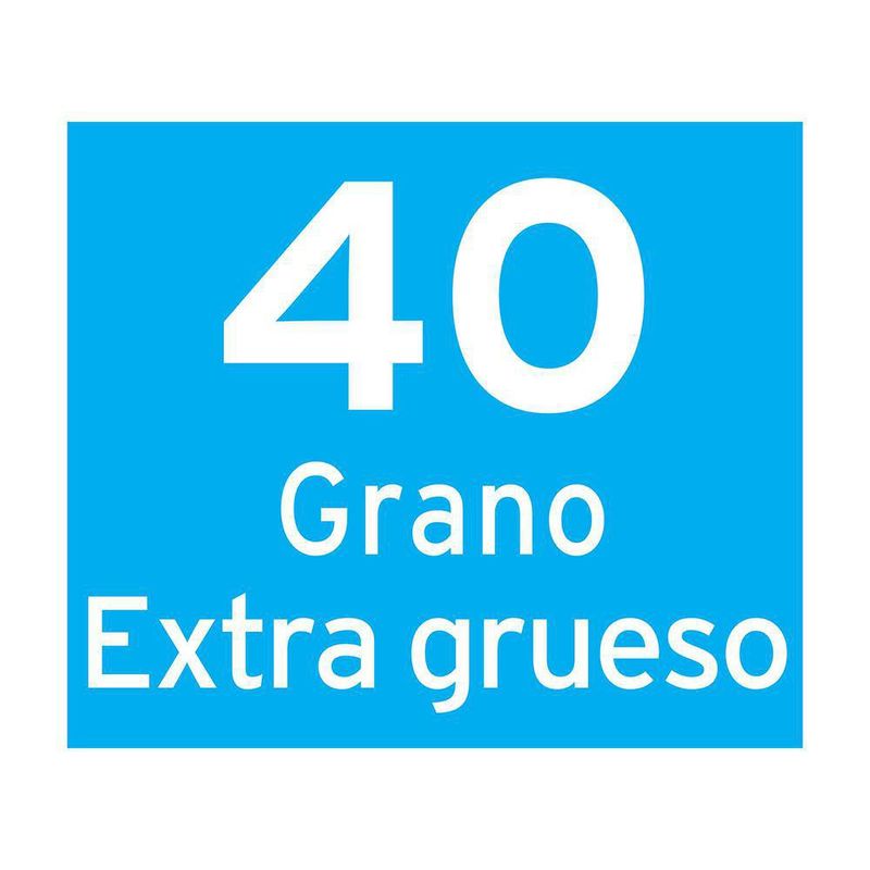 5 Discos De Lija Roto-Orbital Grano 40 - Truper