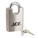 Candado Antipalanca Gancho Cubierto Acero Inoxidable 1 3/4 Plg - Ace