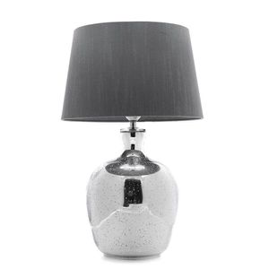 Lámpara de Mesa Base Plateada 40 W
