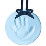 Ornamento Circular Para Huella Blue - Cotton Candy