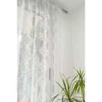 Cortina Channel Blanca Diseño Ramas 110X240 Cm - Livim Natural Home
