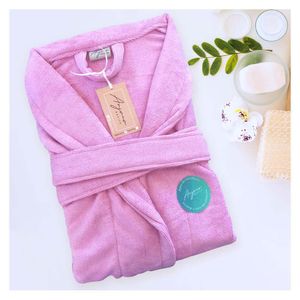 Bata de Baño Rosada Talla M