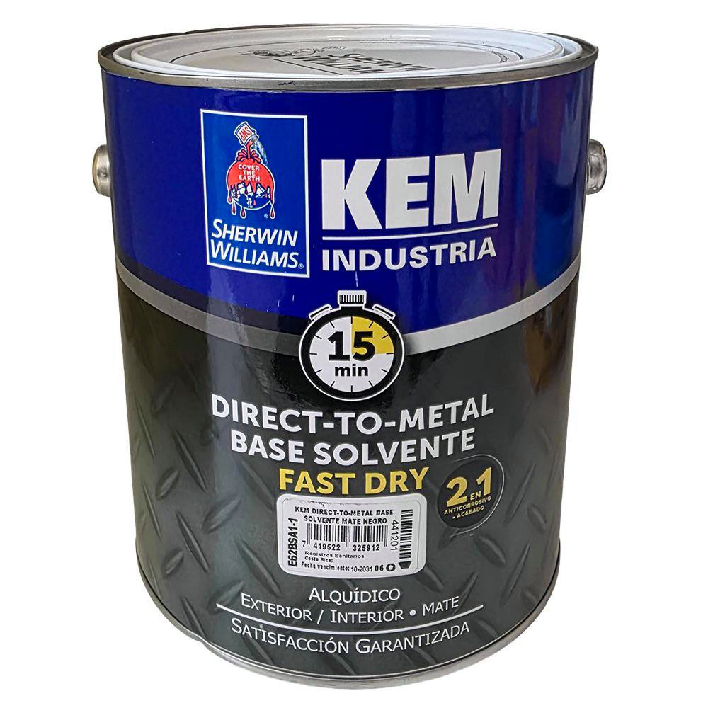 Kem Dtm Base Solvente Negro 1 Gal - Empresas Cemaco
