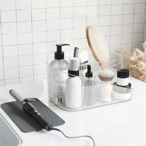 Organizador de Cosméticos Transparente con Divisiones