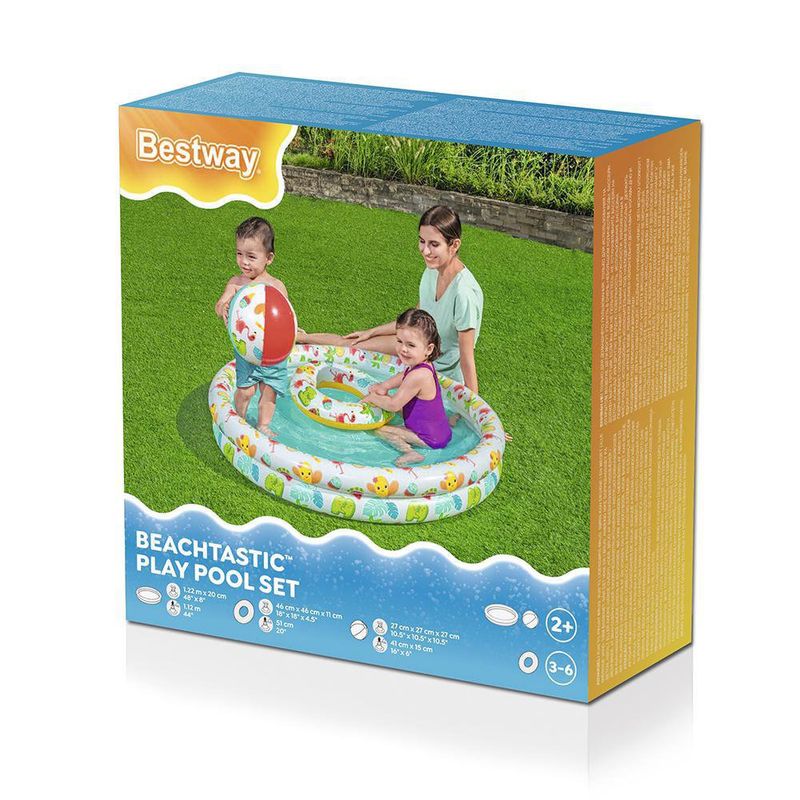 Piscina con Dona y Pelota Inflables - Bestway