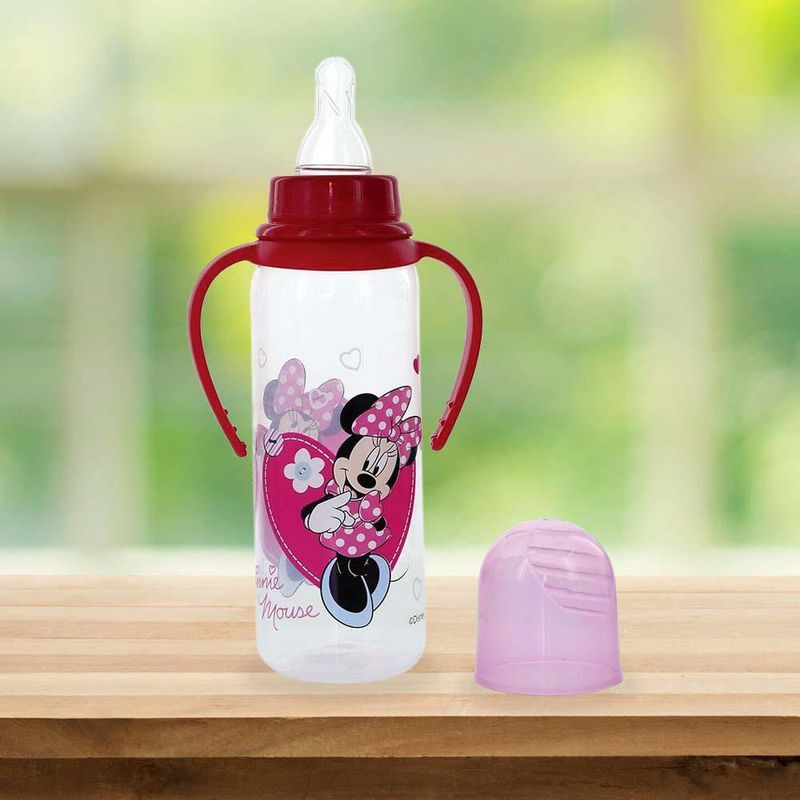 Biberón Minnie 8Oz Con Asas - Disney