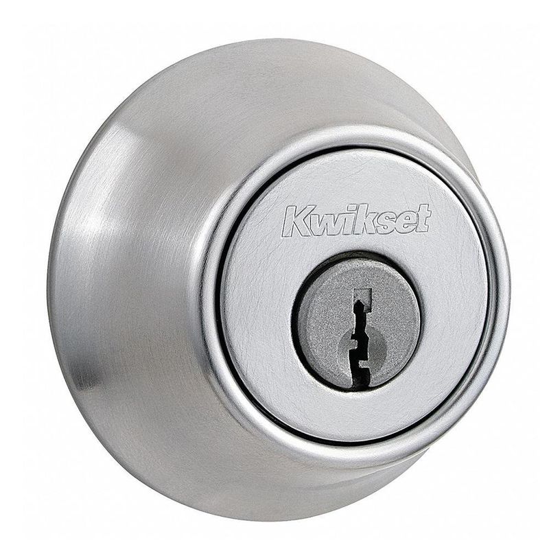 Cerrojo Doble Llave Níquel Satinado - Kwikset