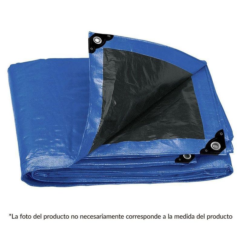 Lona Reforzada Azul, 3 X 4 M - Truper