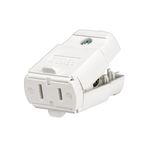 Toma Péndulo Blanco Polarizado 15 A - Leviton