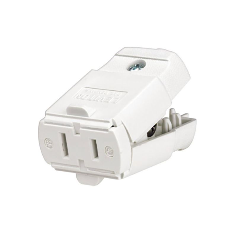 Toma Péndulo Blanco Polarizado 15 A - Leviton