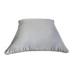 Cojín de Terciopelo Relleno Estilo Contemporáneo Gris Claro 40 x 40 Cm