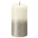 Vela Pillar Champagne Perla 6.8x6.8x13 Cm - Bolsius