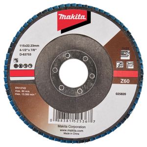 Disco Laminado Grano 60 para Pulir en Metal 4-1/2 Plg