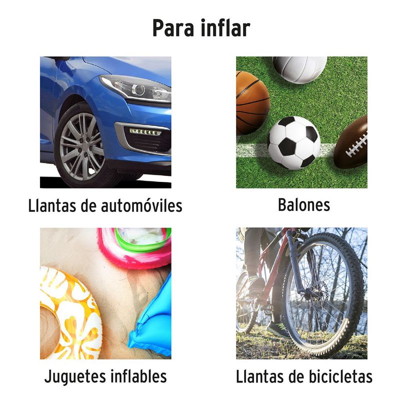 Compresor de Aire Portátil para Auto de 12 V y 150 PSI