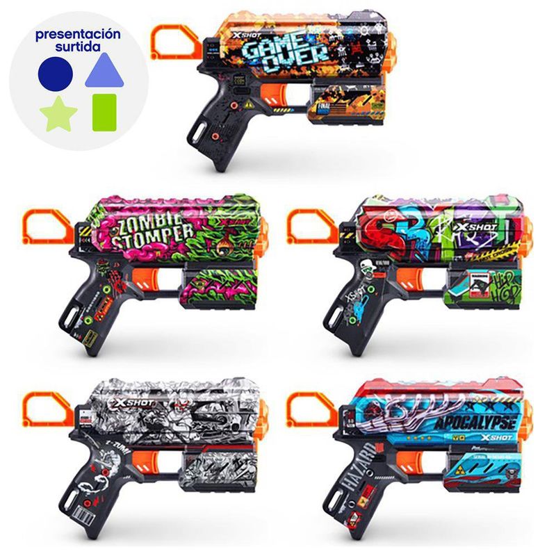 Xshot Skin Flux Diseños Surtidos - Zuru