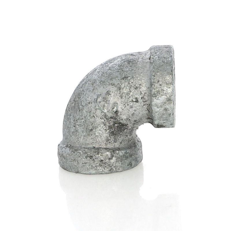 Codo 90° Galvanizado de 1/4 plg con Rosca