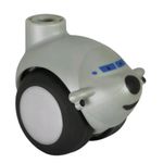 Rodo Giratorio Sin Pin Para Mueble Diseño Avión Gris 50 Mm - Tente