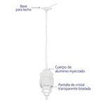 Farol Colgante Blanco - Voltech