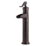 Grifo Lavamanos Ashfield Mezcladora Monomando Alto Bronce - Pfister