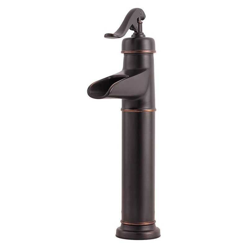 Grifo Lavamanos Ashfield Mezcladora Monomando Alto Bronce - Pfister