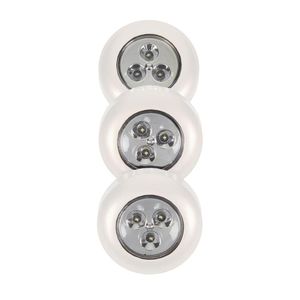 Lámpara Para Gabinete Circular Led Baterías De 7 Cm - Fulcrum