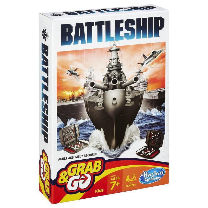 Hasbro Battleship Grab And Go – Kompakte Reiseversion Von „Schiffe Versenken“