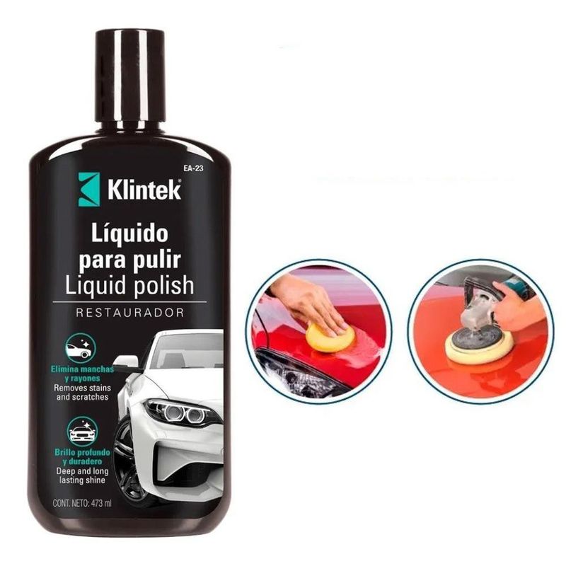 Líquido Restaurador Para Pulir Autos 473 Ml - Klintek