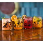 Set De 4 Vasos Transparentes Con Diseño De 8 Oz - Gronn