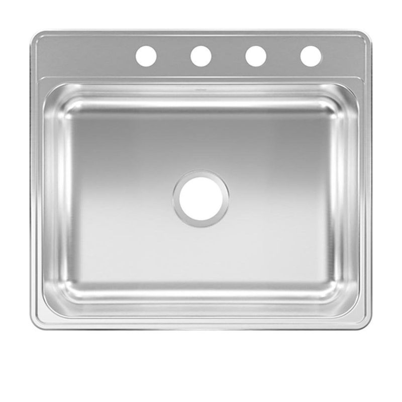 Lavaplatos De Sobreponer Con 1 Fosa Plateado - Franke Usa