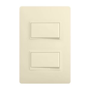 Interruptor Sencillo Doble Marfil - Bticino