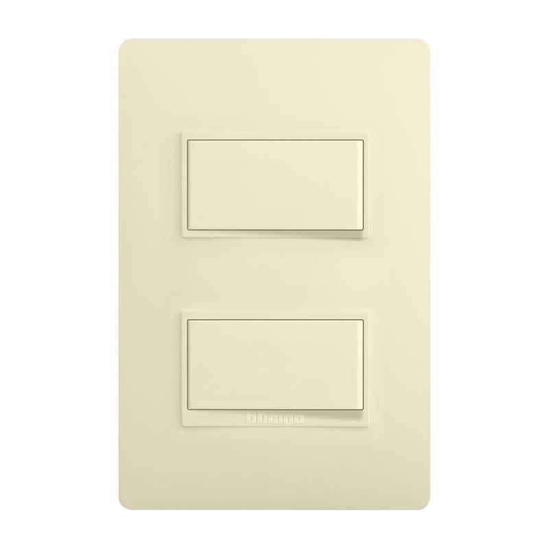 Interruptor Sencillo Doble Marfil - Bticino