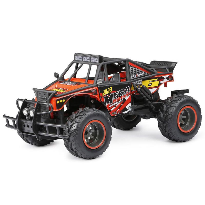 Carro A Control Remoto Grunedor Mega Rally 1:10 Colores Surtidos - New Bright