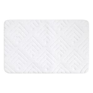 Alfombra de Baño Blanca de 50x80 Cm