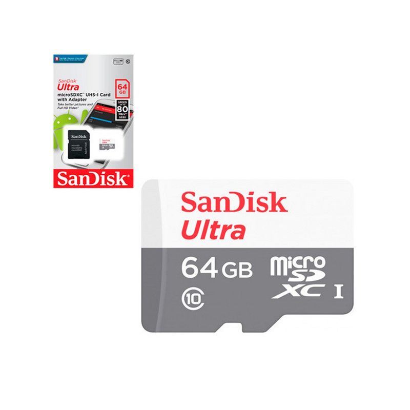 Memoria Micro SD Ultra De 64 Gb - Sandisk