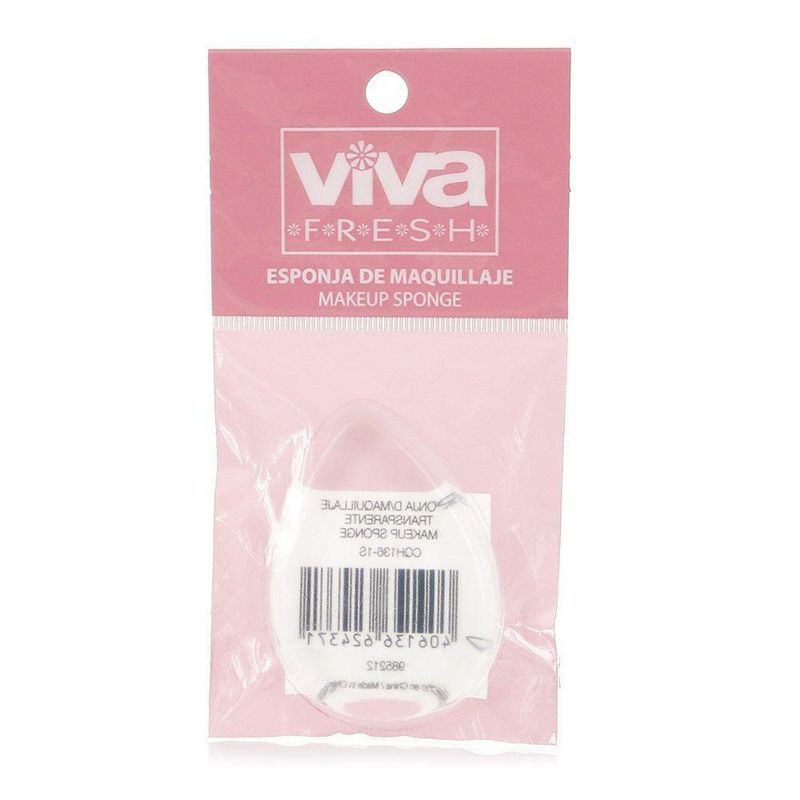 Esponja De Maquillaje Transparente - Viva Fresh