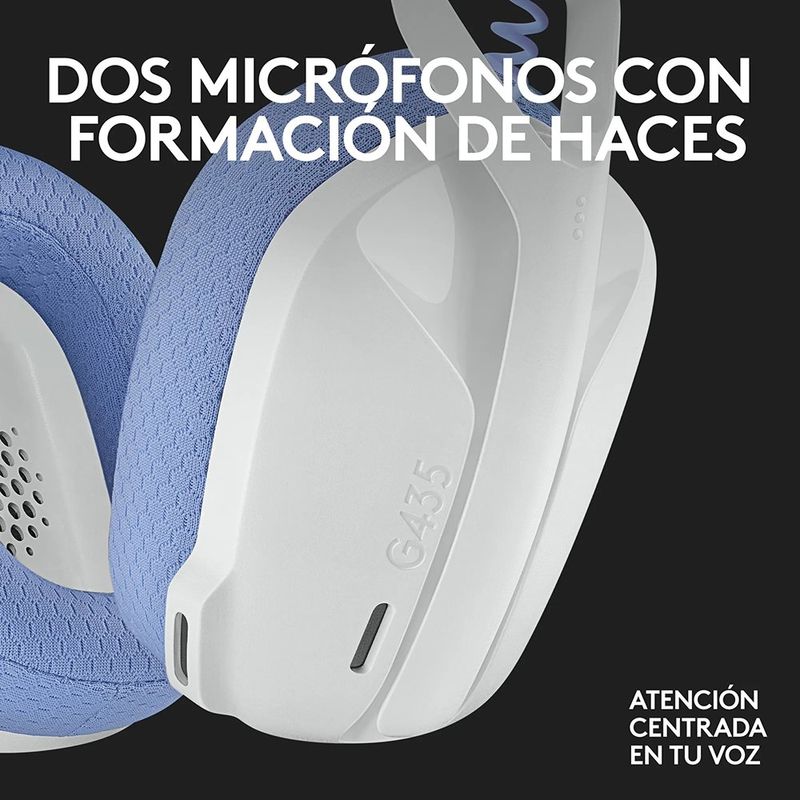 Audífonos Inalámbricos Con Micrófono Lila G435 - Logitech