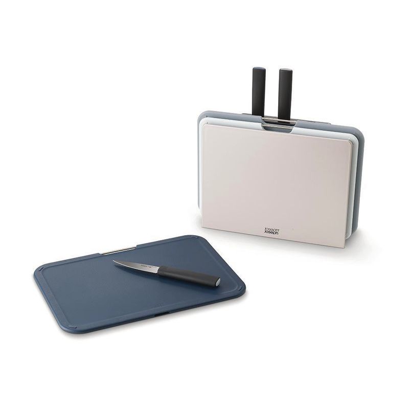 Set De 6 Pzs 3 Tablas Y 3 Cuchillos De Acero Inoxidable - Joseph Joseph