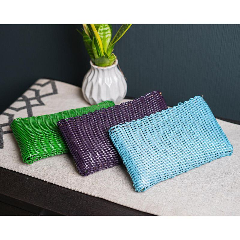 Estuche De Plástico Reciclable Morado