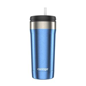 Vaso Térmico Boquilla Dual Azul Y Gris