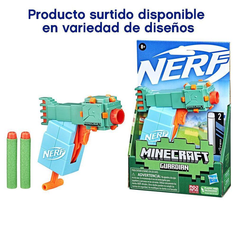 Lanzador De Dardos Minecraft Diseños Surtidos - Nerf