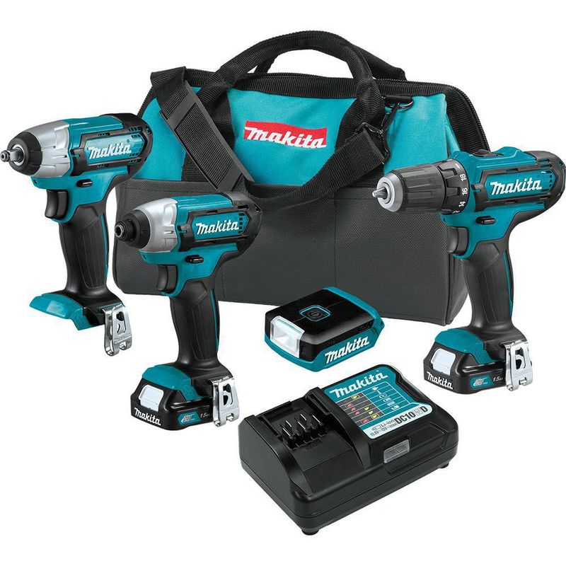 Set Taladro + Atornillador + Llave Impacto - Makita